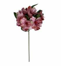 HASTE DE ASTROMELIA 46CM ROSA ENVELHECIDO - Distribuidora 12 de Outubro