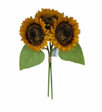 HASTE DE GIRASSOL 30CM LARANJA OUTONADO - Distribuidora 12 de Outubro