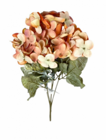 BQ DE HORTENCIA 34CM SALMAO - Distribuidora 12 de Outubro