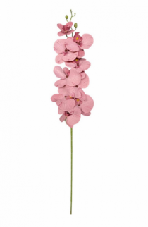 HASTE DE ORQUIDEA DE TECIDO 105CM ROSA - Distribuidora 12 de Outubro