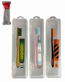 PORTA ESCOVA DE DENTES DE PLASTICO 23,5X 5,5X - Distribuidora 12 de Outubro