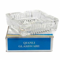 CINZEIRO DE VIDRO QUADRADO 10,5CM - Distribuidora 12 de Outubro