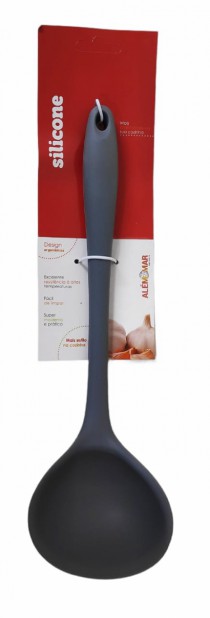 CONCHA EM SILICONE CINZA 28X8CM - Distribuidora 12 de Outubro