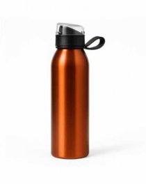 SQUEEZE ALUMINIO COM ALCA MAVES LARANJA 680ML - Distribuidora 12 de Outubro