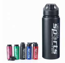 SQUEEZE ALUMINIO COM ALCA AYRON 600ML - Distribuidora 12 de Outubro