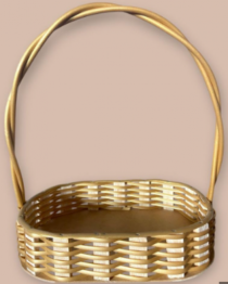 CESTA RET SINT ALCA DUPLA 20 DOURADA - Distribuidora 12 de Outubro