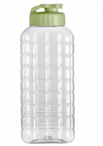GARRAFA FACES 2.0 1500ML - VERDE - Distribuidora 12 de Outubro