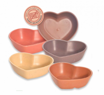 BOWL CORACAO EM FIBRA DE TRIGO - Distribuidora 12 de Outubro