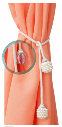 PRENDEDOR CORTINA PANO DECOR SORT 46CM - Distribuidora 12 de Outubro