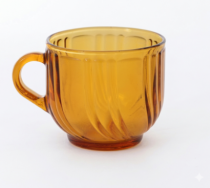 XICARA AMBAR LAGUNA VIDRO 180ML - Distribuidora 12 de Outubro