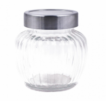 BOMBONIERE DE VIDRO (TAMPA COM VISOR) 600ML - Distribuidora 12 de Outubro