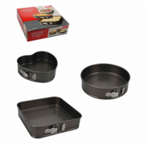 CJ 3 FORMAS ANTIADERENTE FUNDO REMOVIVEL - Distribuidora 12 de Outubro