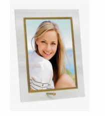 PORTA RETRATO DE VIDRO 10X15CM VERTICAL - Distribuidora 12 de Outubro