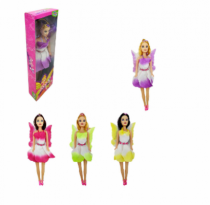 BONECA CINDY FADA SRT COR - Distribuidora 12 de Outubro