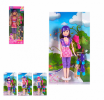 BONECA MARY PATINADORA COM ACESSORIOS SRT - Distribuidora 12 de Outubro