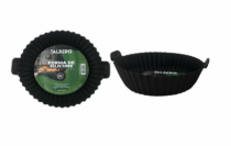 FORMA DE SILICONE REDONDA P/ AIRFRYER 16CM - Distribuidora 12 de Outubro