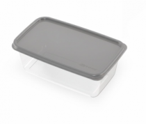 POTE MULTIUSO RETANGULAR 1,2 L TRANSPARENTE C - Distribuidora 12 de Outubro