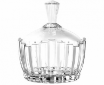 BOMBONIERE DE VIDRO MILAN 240ML 11,5CM - Distribuidora 12 de Outubro