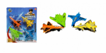 AVIAO DE PLAST C/ MOTOR FRICCAO 4 PCS - Distribuidora 12 de Outubro