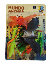KIT INSETOS DE PLASTICO C/ 7 PCS - Distribuidora 12 de Outubro