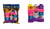 BLOCO DE MONTAR C/ 10 PCS - Distribuidora 12 de Outubro