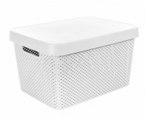 CAIXA ORGANIZADORA C/TAMPA 17L - Distribuidora 12 de Outubro