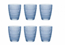 COPO PEROLA 300ML 6PCS AZUL - Distribuidora 12 de Outubro