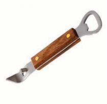 ABRIDOR DE GARRAFAS MULTIUSO WOOD - Distribuidora 12 de Outubro
