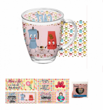 CANECA FANCY CAFE QUENTINHO 380ML - Distribuidora 12 de Outubro