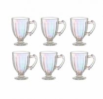 JG CANECAS ROMA RAINBOW 190ML 6PCS - Distribuidora 12 de Outubro