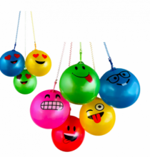 BOLA LEVE SMILES SORT C/CORDA - Distribuidora 12 de Outubro