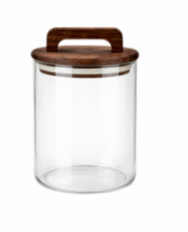 POTE DE VIDRO BORIS 600ML 12.5CM - Distribuidora 12 de Outubro