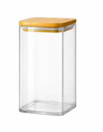 POTE DE VIDRO BORIS 500ML 10CM - Distribuidora 12 de Outubro