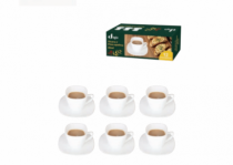 XICARA C/ PIRES OPALINA 80ML 12PCS - Distribuidora 12 de Outubro