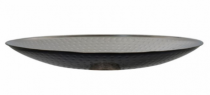 PRATO DE BOLO MARTELADO PRETO 29CM - Distribuidora 12 de Outubro