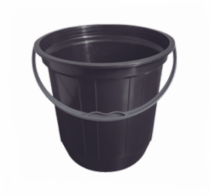 BALDE 8 LITROS PRETO - Distribuidora 12 de Outubro