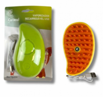 ESCOVA PET COM VAPORIZADOR RECARREGÁVEL USB - Distribuidora 12 de Outubro