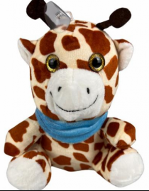 BRINQUEDO DE PELUCIA 16 CM - GIRAFA - Distribuidora 12 de Outubro