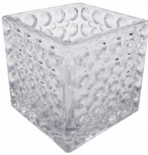 VASO DE VIDRO 6X6CM - Distribuidora 12 de Outubro