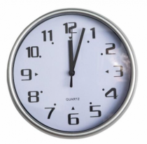RELOGIO DE PAREDE 18,5 CM - Distribuidora 12 de Outubro