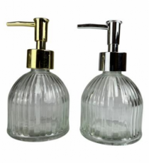 PORTA SABONETE DE VIDRO TRANSPARENTE 220ML - Distribuidora 12 de Outubro