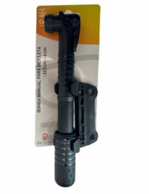 BOMBA MANUAL PARA BICICLETA 22,5X5 CM - Distribuidora 12 de Outubro