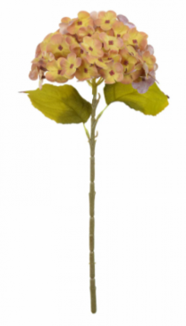 H.HORTENSIA REAL TOQUE (AMARELO 2T) 46CM - Distribuidora 12 de Outubro