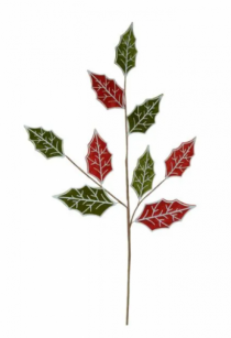 H.FOLHA (VERMELHO VERDE) 78CM (FLORARTE) - Distribuidora 12 de Outubro