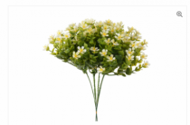F.PICK FLOR MINI PLASTICO X15 (BRANCO) 25CM ( - Distribuidora 12 de Outubro