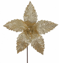 H.BICO DE PAPAGAIO NATAL DOURADO 15CM - Distribuidora 12 de Outubro