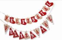 FAIXA FELIZ NATAL JUTA PREGADORES 2.45M - Distribuidora 12 de Outubro