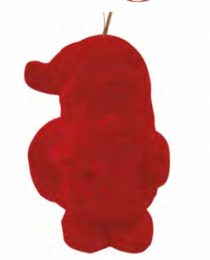 PAPAI NOEL ENF VELVET ROUGUE 1PC 7X11CM - Distribuidora 12 de Outubro