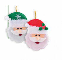 ENF ARV CABECA PAPAI NOEL POL 1PC 11.5CM - Distribuidora 12 de Outubro
