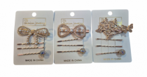 KIT PRESILHAS DE CABELO 4 PCS PCT C/ 12 - Distribuidora 12 de Outubro